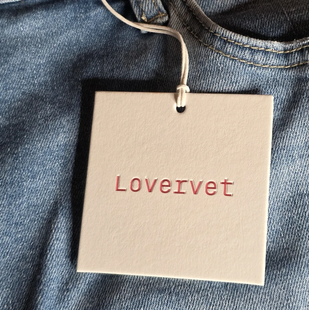 Lovervet by Vervet Adrian High Rise Wide Leg Light Wash Jeans NWT 24W - Picture 8 of 11